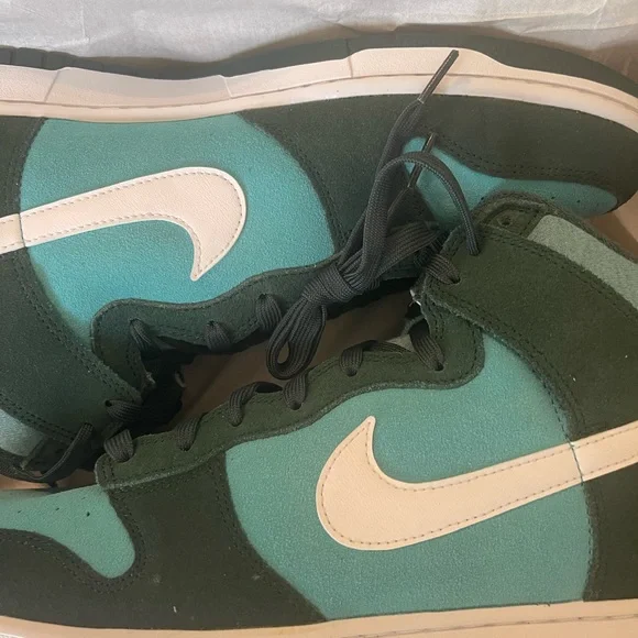 Nike dunk hi size 14 new pro green/teal mariners - Picture 8 of 9